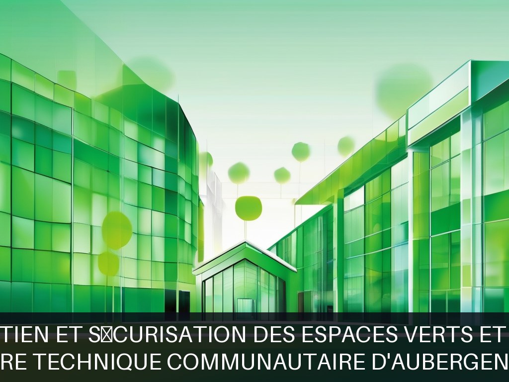 Illustration pour Centre Technique Communautaire d'Aubergenville: Entretien et sécurisation des espaces verts et voirie