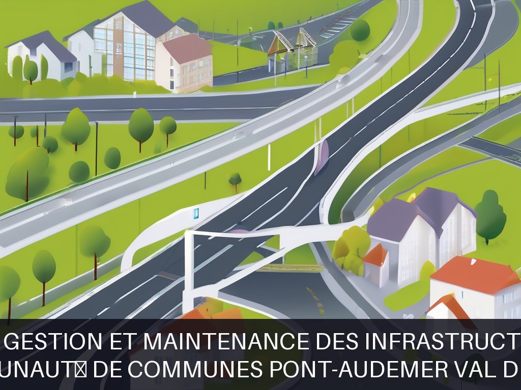 Illustration pour Communauté de communes Pont-Audemer Val de Risle: Optimisation de la gestion et maintenance des infrastructures territoriales