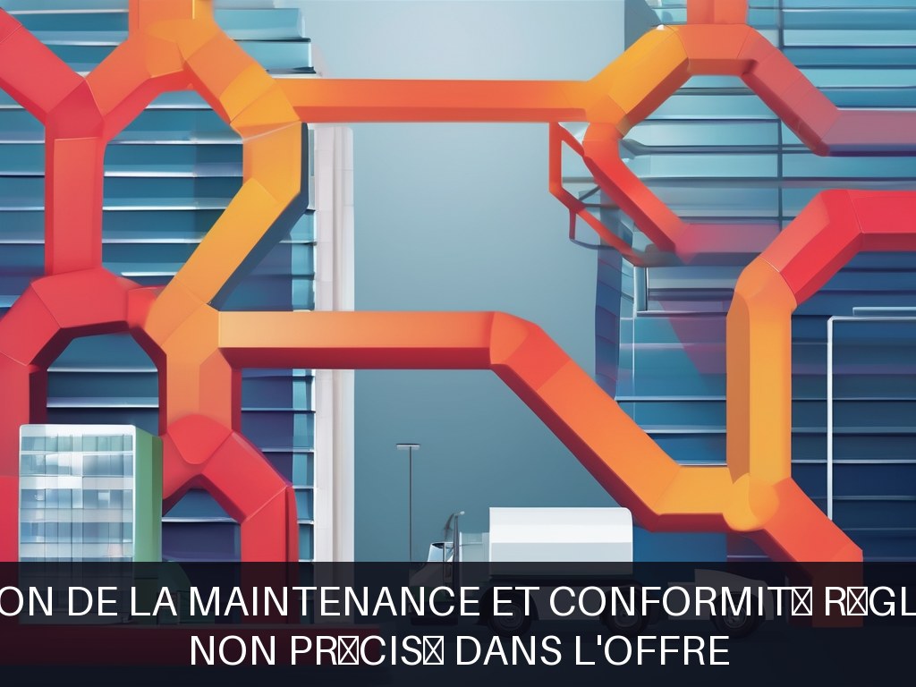 Illustration pour Non précisé dans l'offre: Optimisation de la maintenance et conformité réglementaire