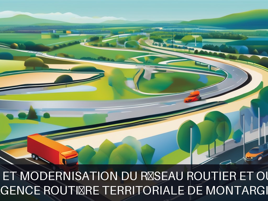 Illustration pour Agence Routière Territoriale de Montargis: Maintenance et modernisation du réseau routier et ouvrages d'art