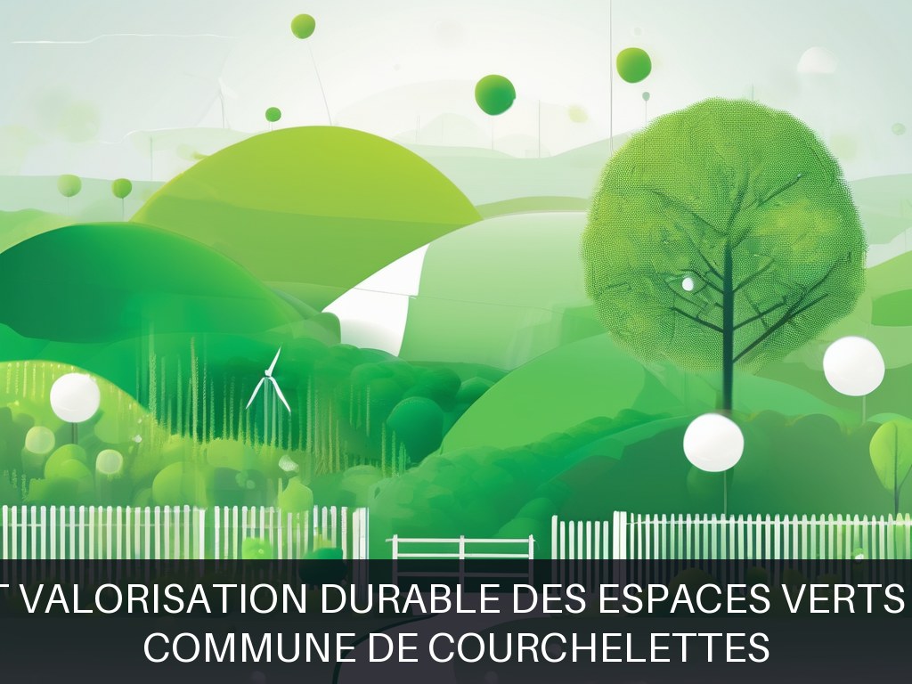Illustration pour Commune de Courchelettes: Entretien et valorisation durable des espaces verts communaux
