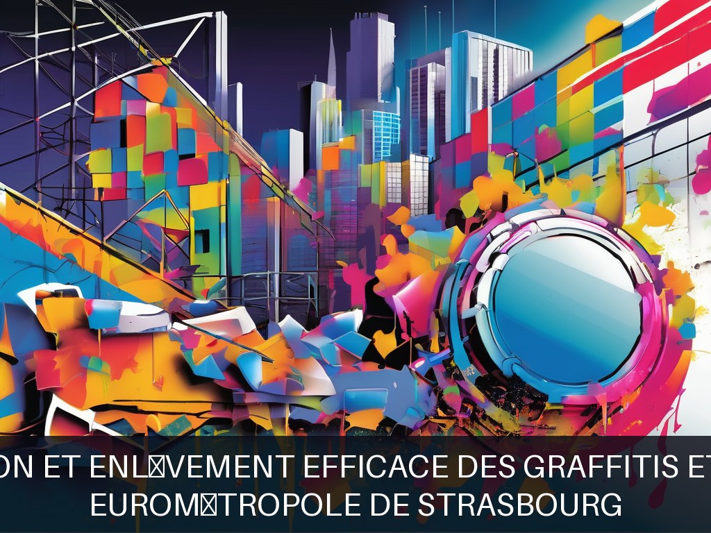 Illustration pour Eurométropole de Strasbourg: Gestion et enlèvement efficace des graffitis et tags