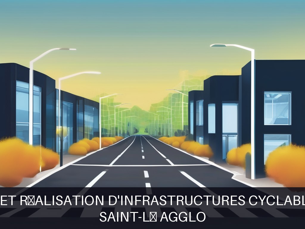 Illustration pour Saint-Lô Agglo: Conception et réalisation d'infrastructures cyclables durables (Potentiel à Court Terme)
