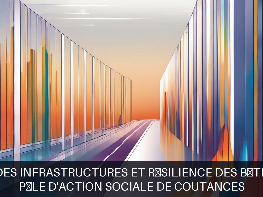 Illustration pour Pôle d'action sociale de Coutances: Amélioration des infrastructures et résilience des bâtiments sociaux