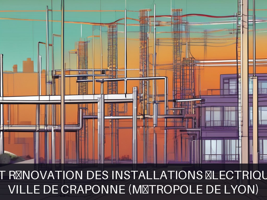 Illustration pour Ville de Craponne (Métropole de Lyon): Maintenance et rénovation des installations électriques municipales