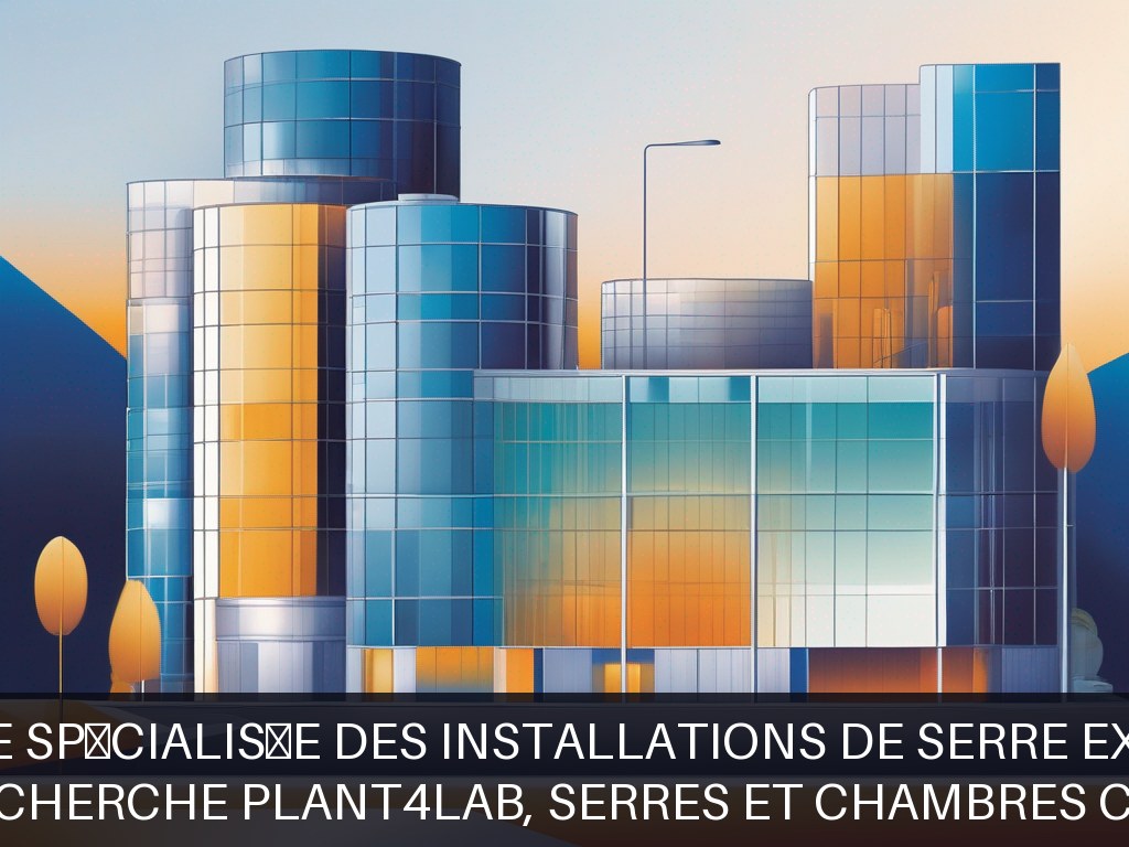 Illustration pour Unité de recherche Plant4Lab, serres et chambres climatiques: Maintenance spécialisée des installations de serre expérimentale