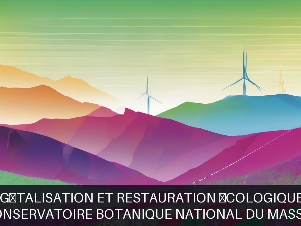 Illustration pour Antenne Rhône-Alpes du Conservatoire botanique national du Massif central, Pélussin (Loire): Projets de végétalisation et restauration écologique terr