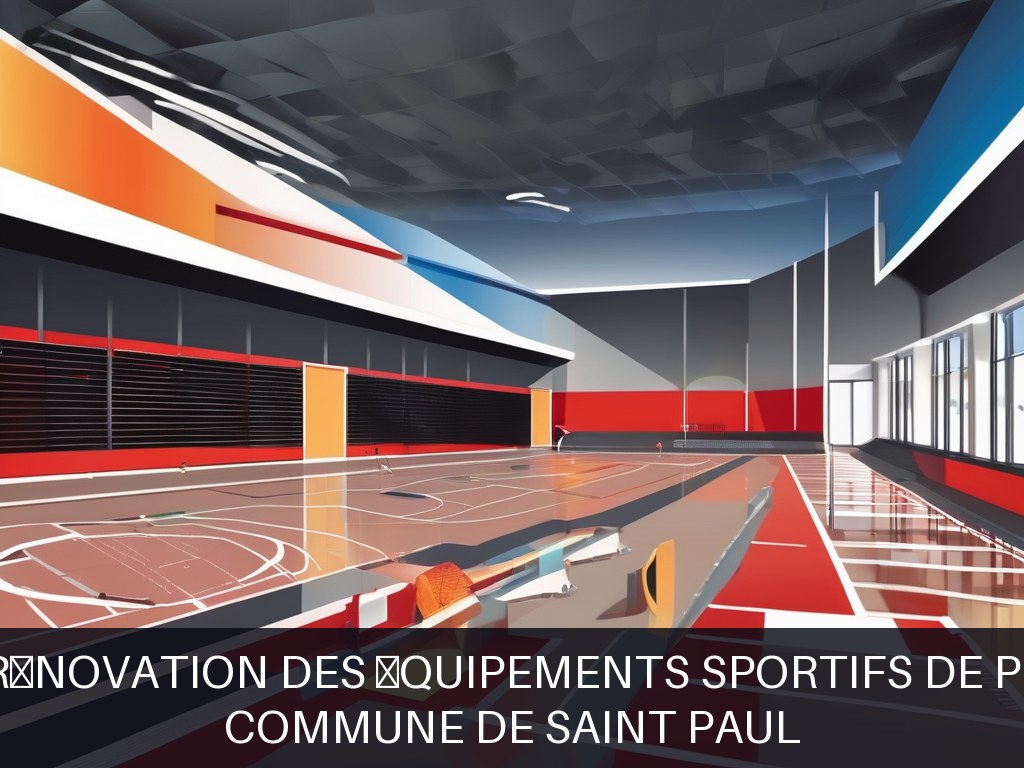 Illustration pour Commune de Saint Paul: Suivi et rénovation des équipements sportifs de proximité