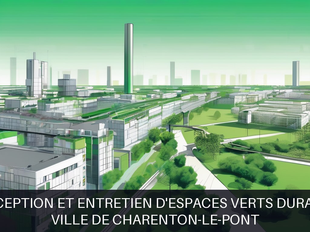 Illustration pour Ville de Charenton-le-Pont: Conception et entretien d'espaces verts durables
