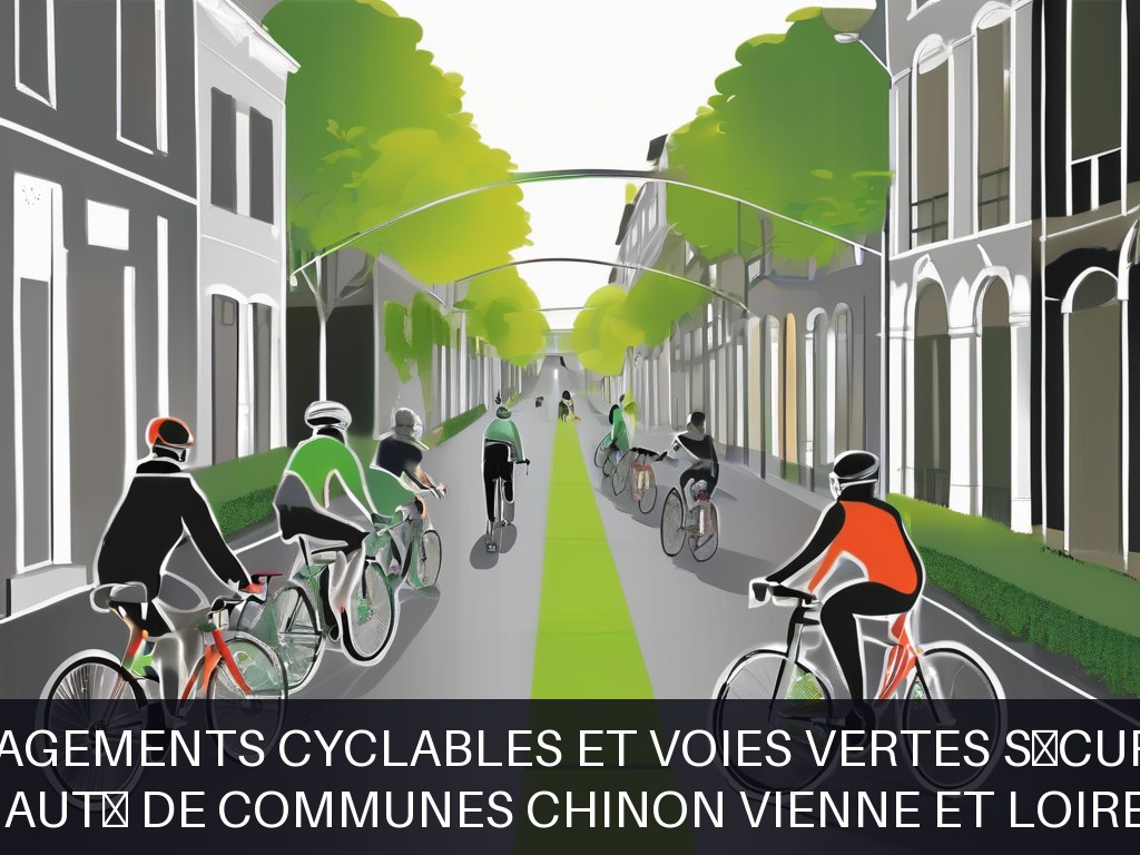 Illustration pour Communauté de Communes Chinon Vienne et Loire (CC CVL): Aménagements cyclables et voies vertes sécurisées (Potentiel à Court Terme)