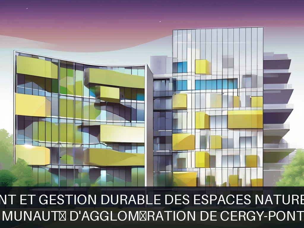 Illustration pour Communauté d'Agglomération de Cergy-Pontoise: Développement et gestion durable des espaces naturels et urbains