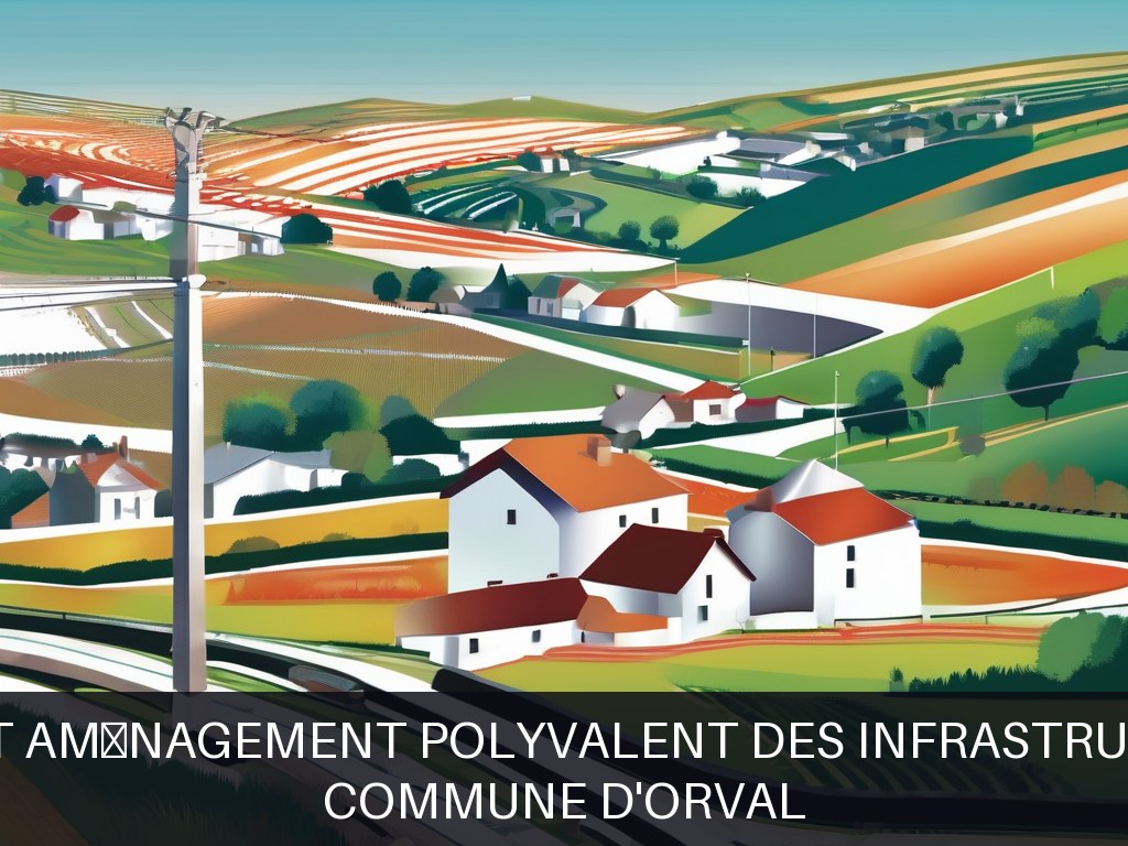 Illustration pour Commune d'Orval: Maintenance et aménagement polyvalent des infrastructures rurales