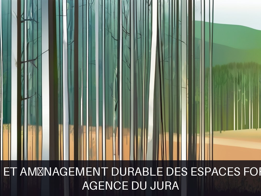 Illustration pour Agence du Jura: Gestion et aménagement durable des espaces forestiers