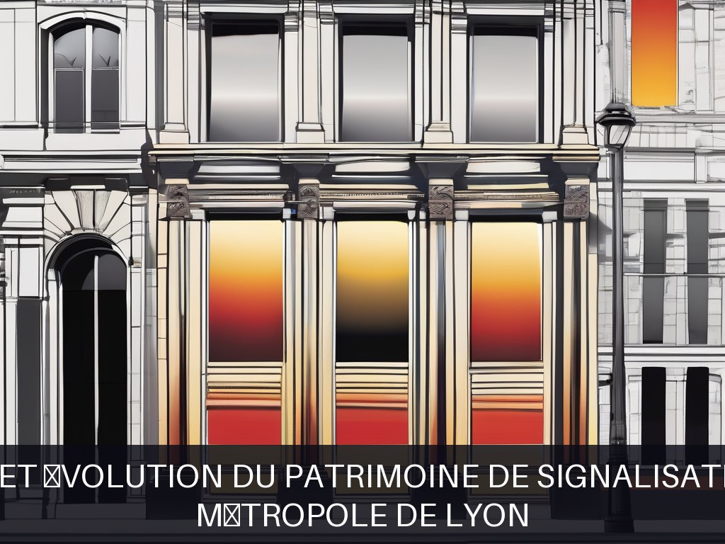 Illustration pour Métropole de Lyon: Maintenance et évolution du patrimoine de signalisation lumineuse
