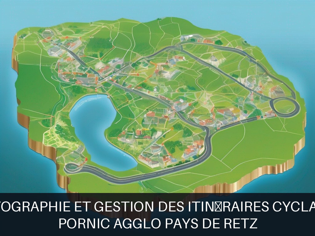 Illustration pour Pornic Agglo Pays de Retz: Cartographie et gestion des itinéraires cyclables (Potentiel à Court Terme)