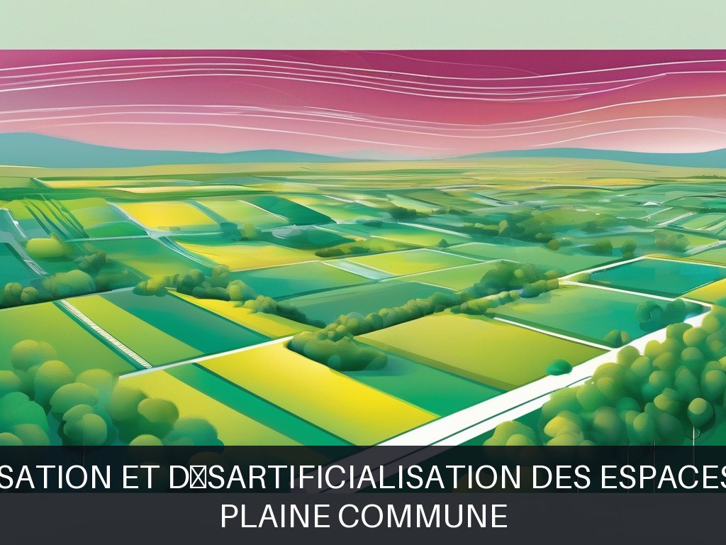 Illustration pour Plaine Commune: Végétalisation et désartificialisation des espaces publics