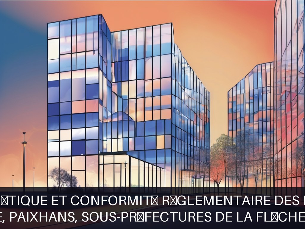 Illustration pour Préfecture, Paixhans, sous-préfectures de La Flèche et Mamers: Rénovation énergétique et conformité réglementaire des bâtiments publics