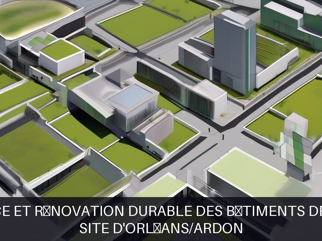 Illustration pour Site d'Orléans/Ardon: Maintenance et rénovation durable des bâtiments de recherche