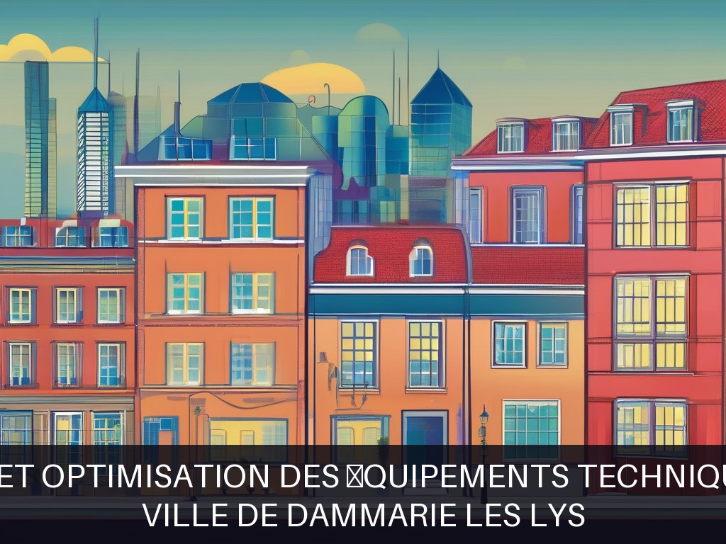 Illustration pour Ville de Dammarie Les Lys: Maintenance et optimisation des équipements techniques culturels (Opportunité Urgente!)
