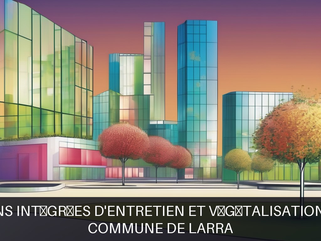 Illustration pour Commune de Larra: Solutions intégrées d'entretien et végétalisation urbaine