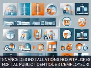 Illustration pour Hôpital public (identique à l'employeur): Pilotage et maintenance des installations hospitalières conformes QHSE