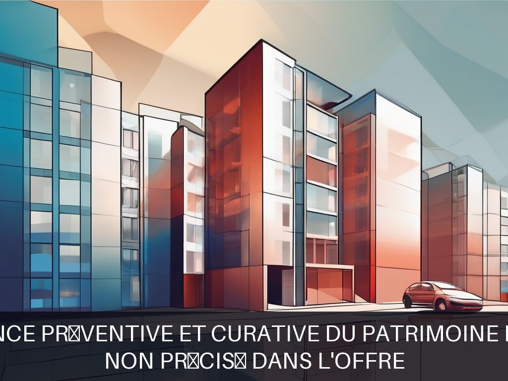 Illustration pour Non précisé dans l'offre: Maintenance préventive et curative du patrimoine immobilier