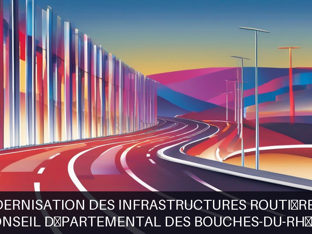 Illustration pour Conseil Départemental des Bouches-du-Rhône: Gestion et modernisation des infrastructures routières et cyclables