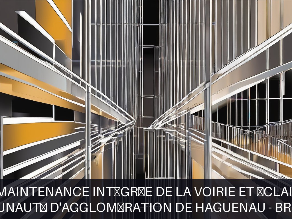Illustration pour Communauté d'agglomération de Haguenau - Brumath: Gestion et maintenance intégrée de la voirie et éclairage public