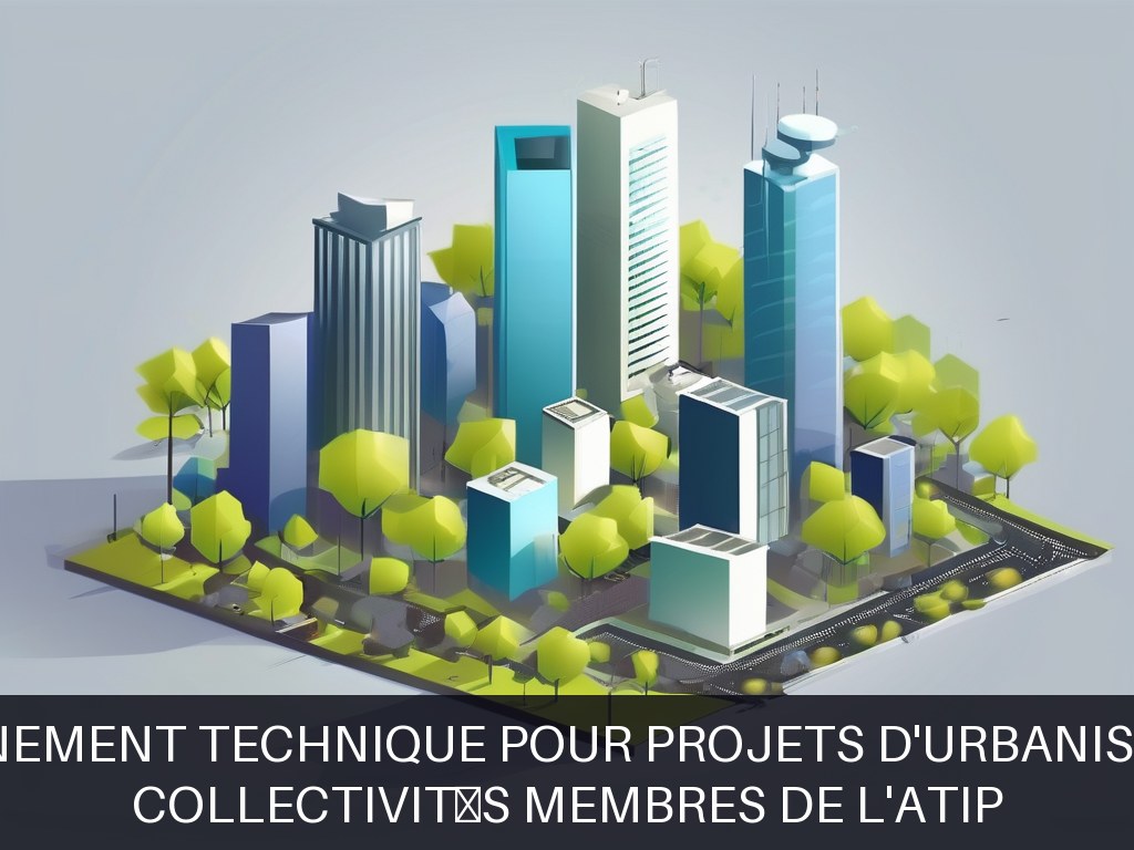 Illustration pour Collectivités membres de l'ATIP: Accompagnement technique pour projets d'urbanisme durable