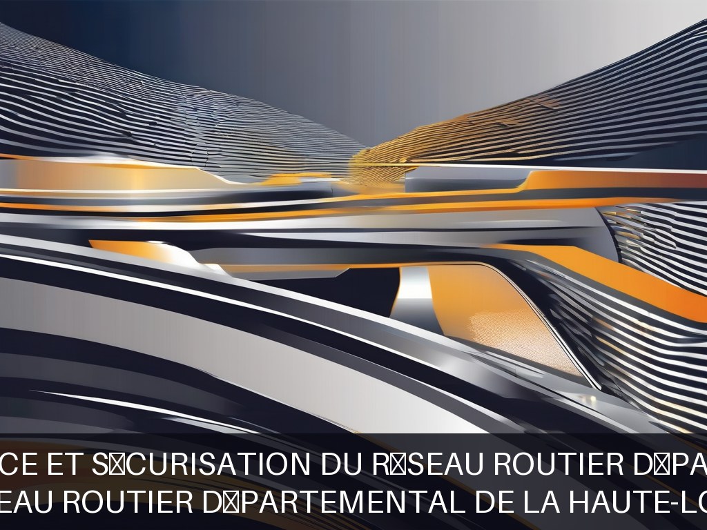 Illustration pour Réseau routier départemental de la Haute-Loire: Maintenance et sécurisation du réseau routier départemental
