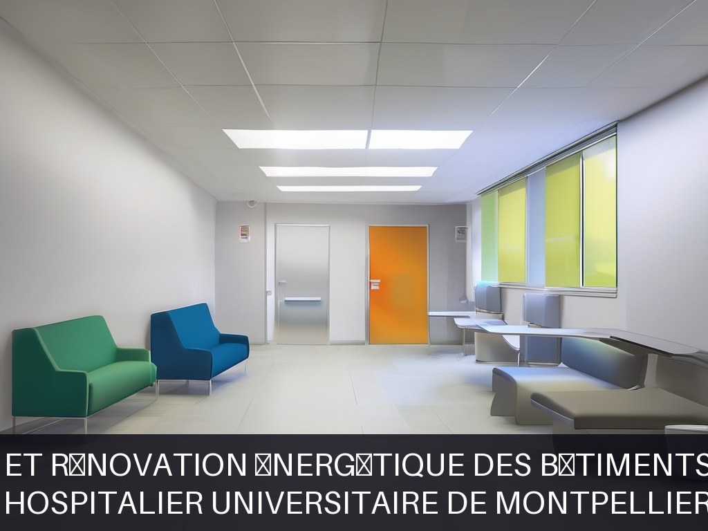 Illustration pour Centre Hospitalier Universitaire de Montpellier (CHUM): Maintenance et rénovation énergétique des bâtiments hospitaliers
