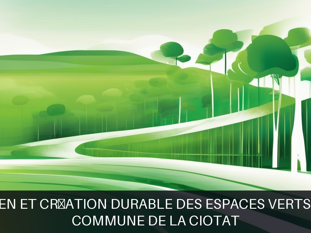 Illustration pour Commune de La Ciotat: Entretien et création durable des espaces verts publics