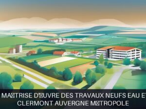Illustration pour Clermont Auvergne Métropole: Coordination et maîtrise d'œuvre des travaux neufs eau et assainissement