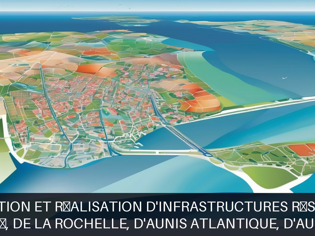 Illustration pour Intercommunalités de l'île de Ré, de La Rochelle, d'Aunis Atlantique, d'Aunis Sud et des Vals de Saintonge: Conception et réalisation d'infrastructure