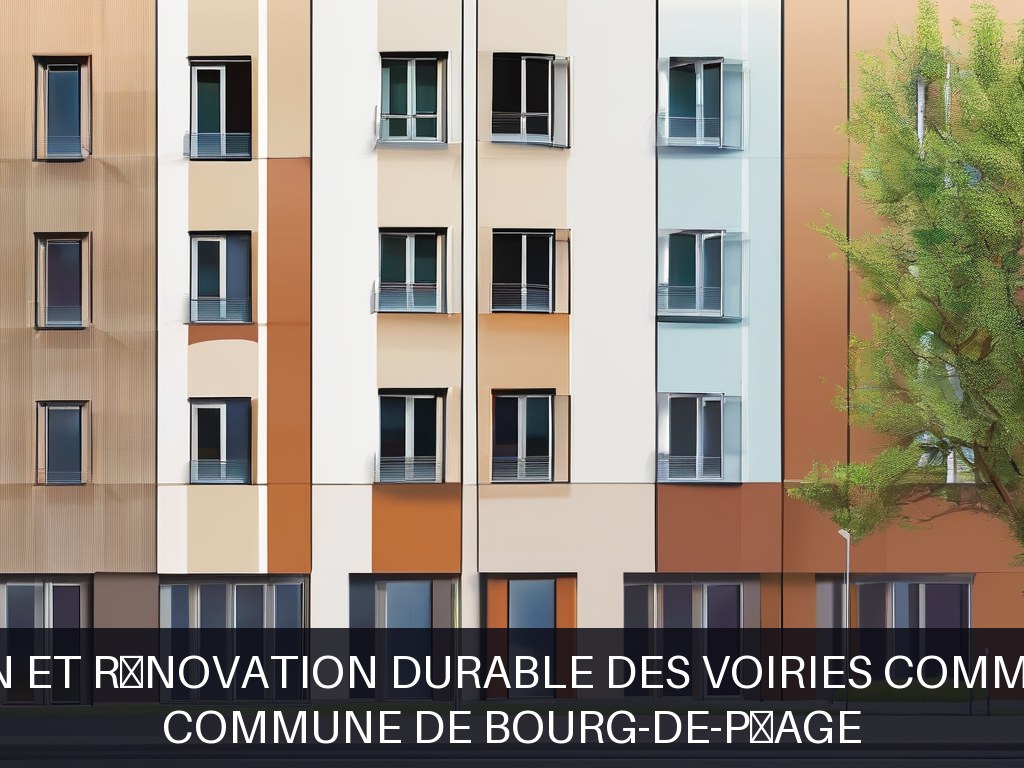 Illustration pour Commune de Bourg-de-Péage: Gestion et rénovation durable des voiries communales