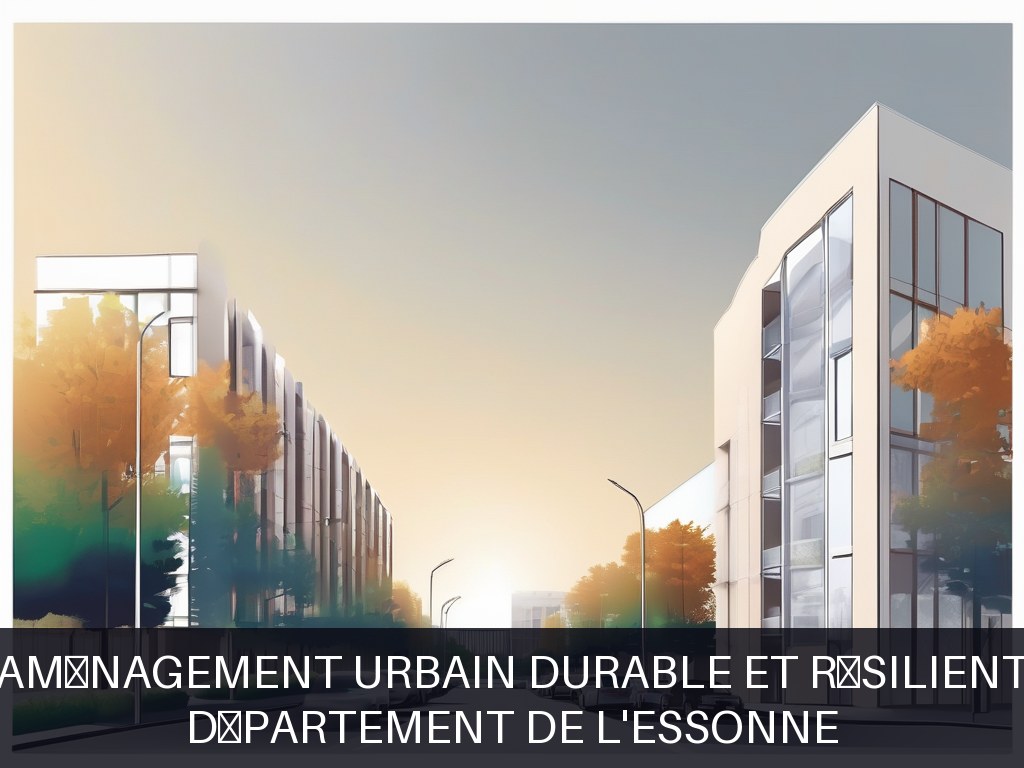 Illustration pour Département de l'Essonne: Aménagement urbain durable et résilient