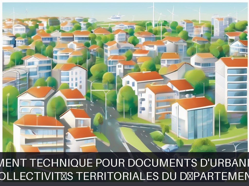 Illustration pour Collectivités territoriales du département: Accompagnement technique pour documents d'urbanisme durables