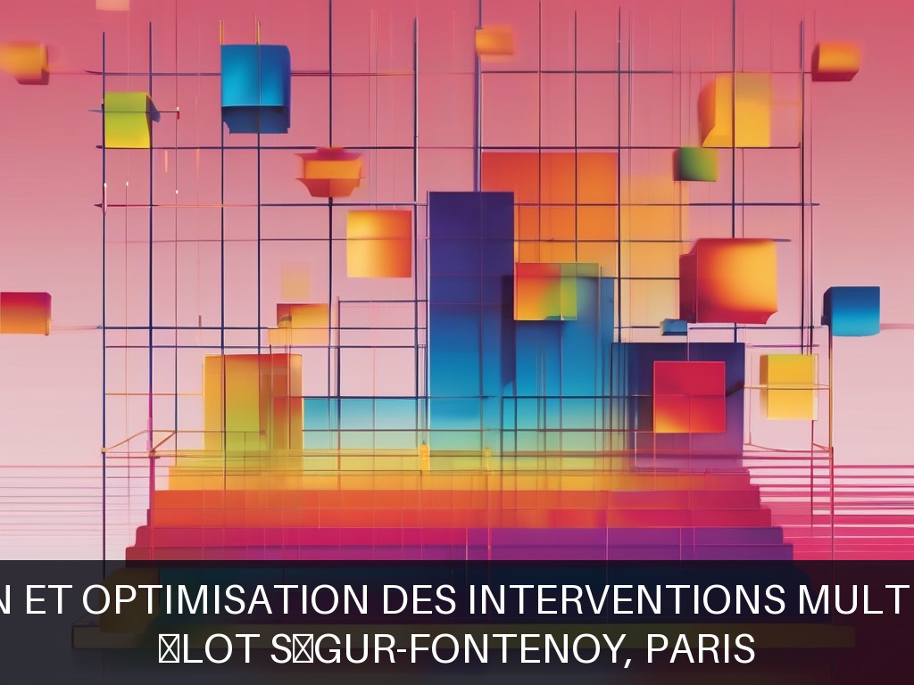 Illustration pour Îlot Ségur-Fontenoy, Paris: Coordination et optimisation des interventions multi-corps d’état