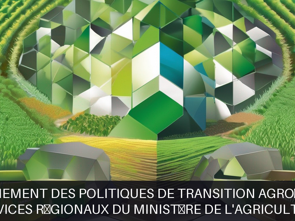 Illustration pour Services régionaux du ministère de l'agriculture: Accompagnement des politiques de transition agroécologique