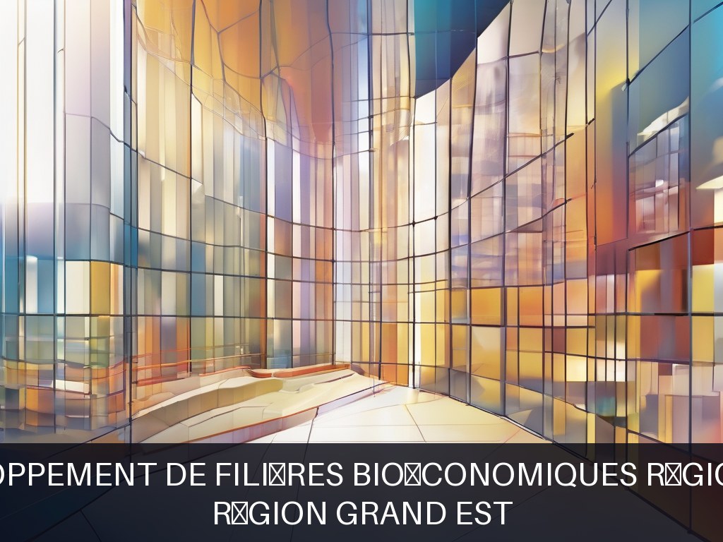 Illustration pour Région Grand Est: Développement de filières bioéconomiques régionales