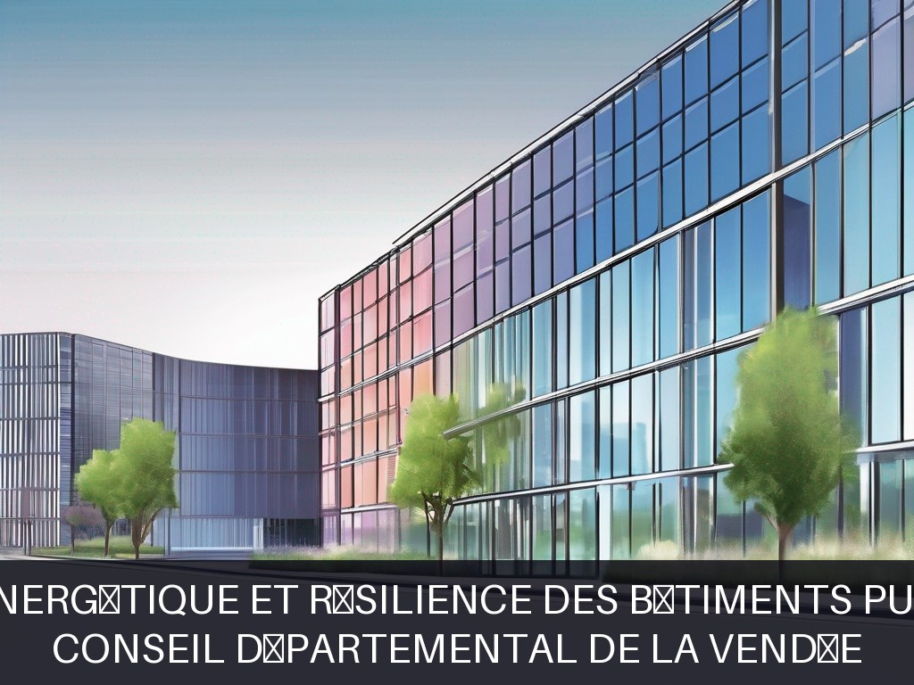 Illustration pour Conseil Départemental de la Vendée: Rénovation énergétique et résilience des bâtiments publics sociaux
