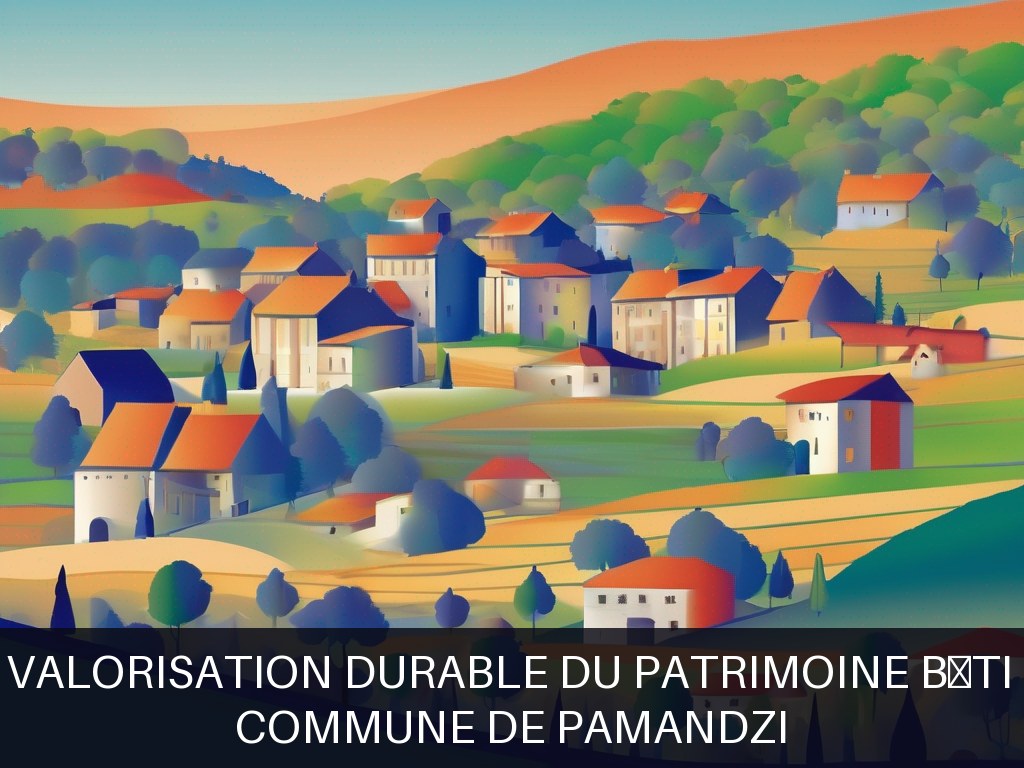 Illustration pour Commune de Pamandzi: Gestion et valorisation durable du patrimoine bâti communal (Potentiel à Court Terme)