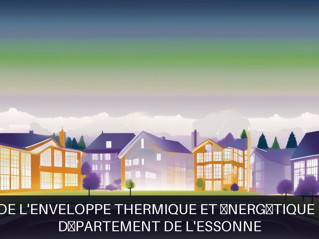Illustration pour Département de l'Essonne: Optimisation de l'enveloppe thermique et énergétique des bâtiments