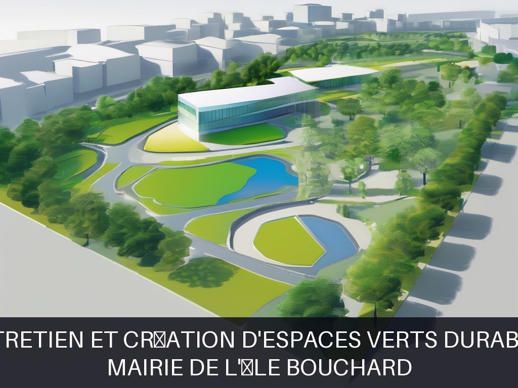 Illustration pour Mairie de l'Île Bouchard: Entretien et création d'espaces verts durables
