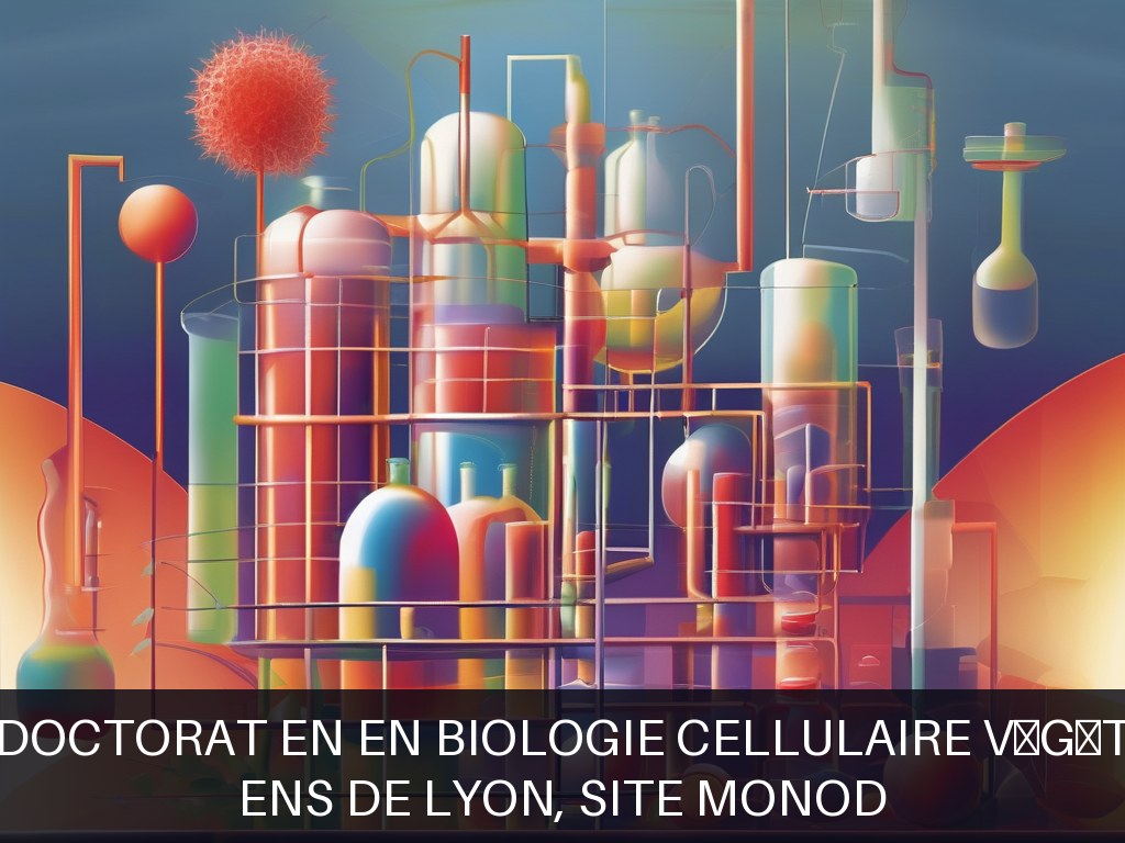 Illustration pour ENS de Lyon, site Monod: H/F Doctorat en en biologie cellulaire végétale