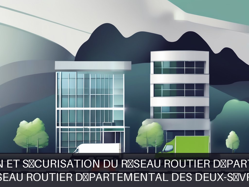 Illustration pour Réseau routier départemental des Deux-Sèvres: Entretien et sécurisation du réseau routier départemental