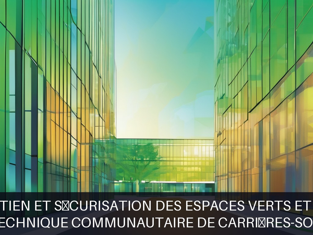Illustration pour Centre Technique Communautaire de Carrières-sous-Poissy: Entretien et sécurisation des espaces verts et voirie