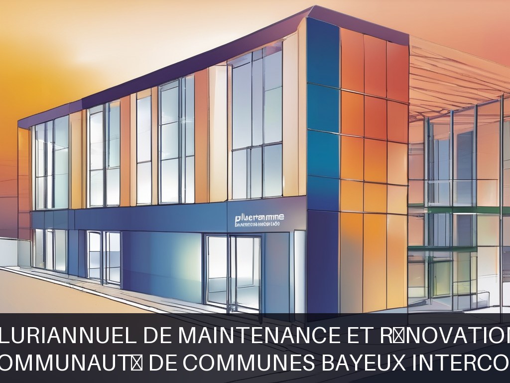 Illustration pour Communauté de Communes Bayeux Intercom: Programme pluriannuel de maintenance et rénovation énergétique