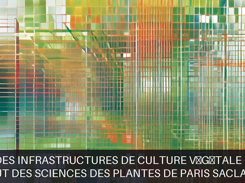 Illustration pour Institut des Sciences des Plantes de Paris Saclay (IPS2): Optimisation des infrastructures de culture végétale expérimentale