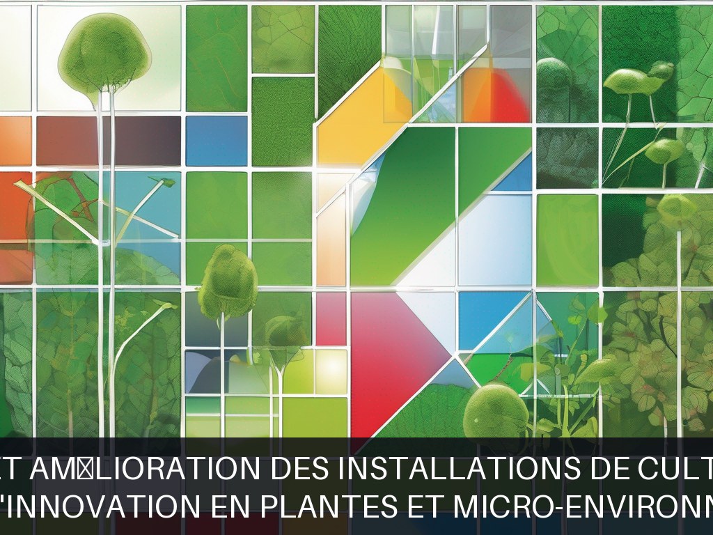 Illustration pour Laboratoire d'Innovation en Plantes et Micro-Environnement (LIPME): Maintenance et amélioration des installations de culture contrôlée